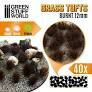 Grass TUFTS - 12mm self-adhesive - BURNT 40X green stuff world